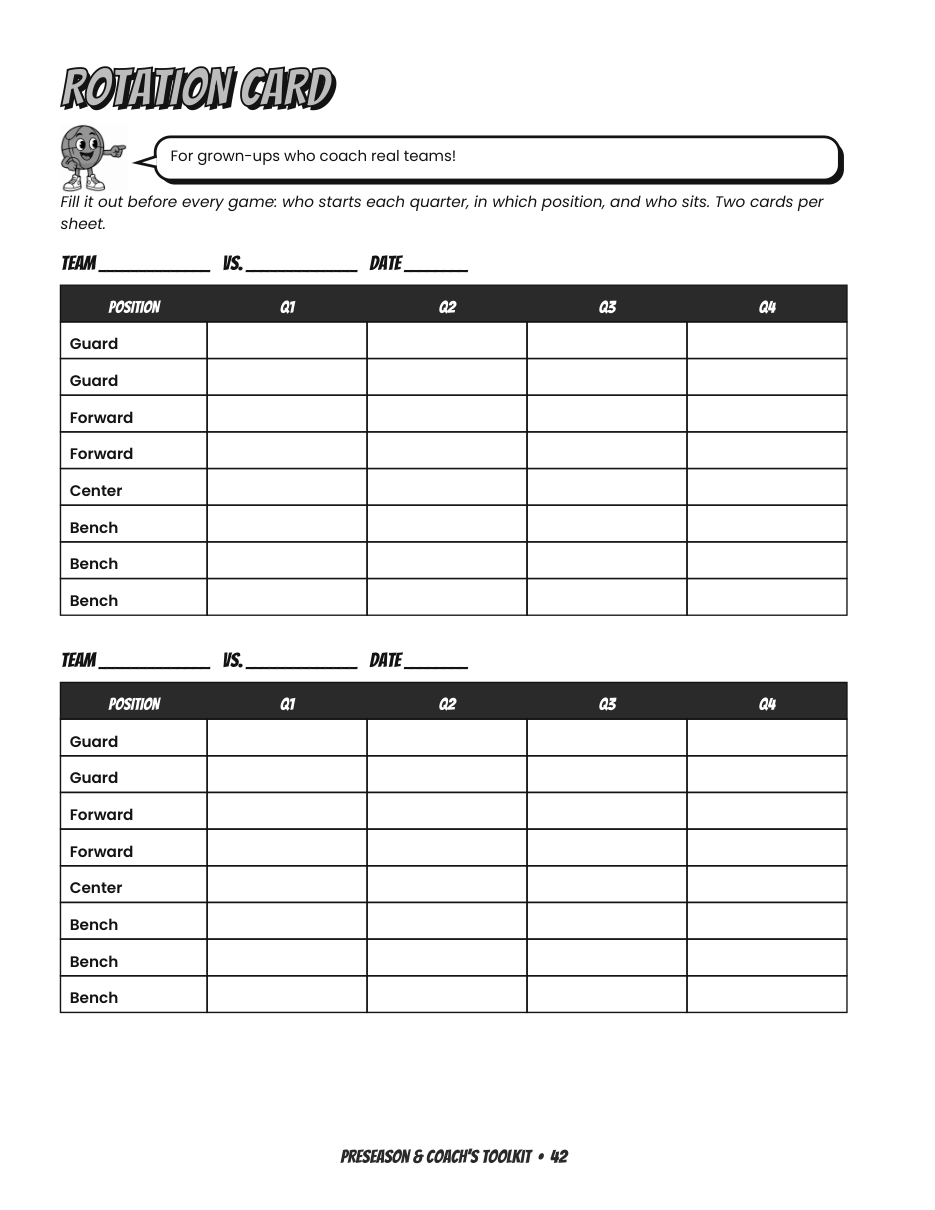 Free Bonus: Preseason & Coach's Toolkit - 1